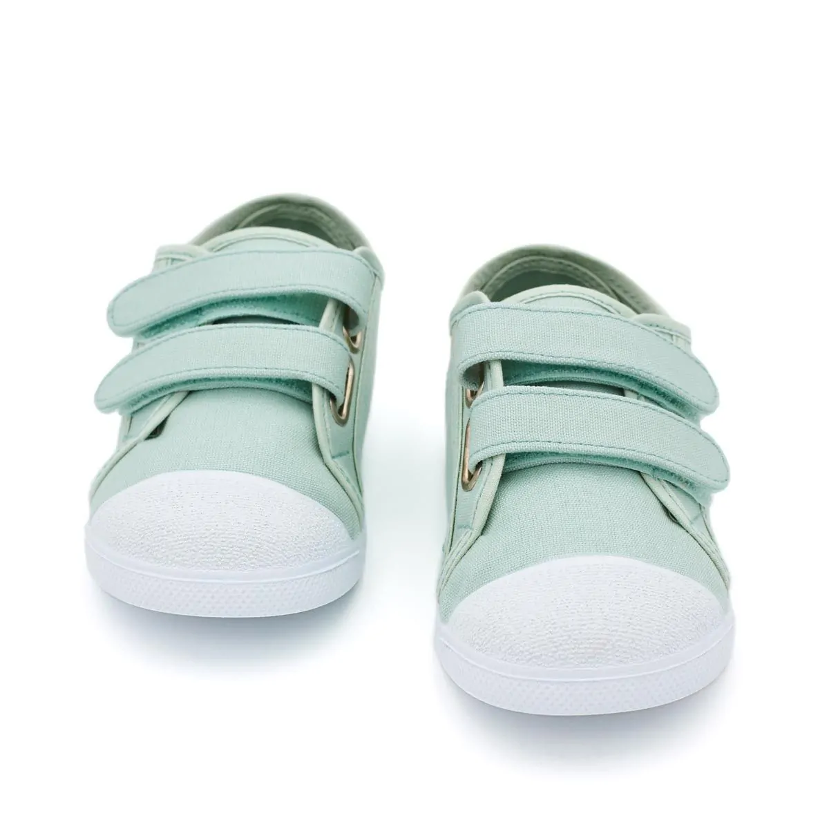 Zapatillas Bamba Lona Verde para ninos Pasitrote