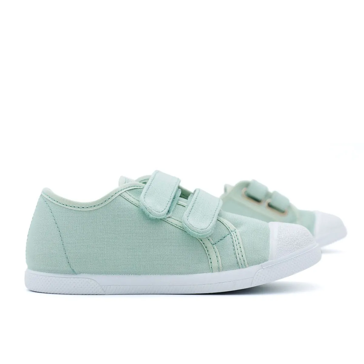 Zapatillas Bamba Lona Verde para ninos Pasitrote